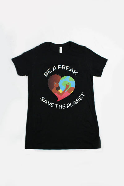 Freaky Planet – Women’s Slim Fit Cotton Tee